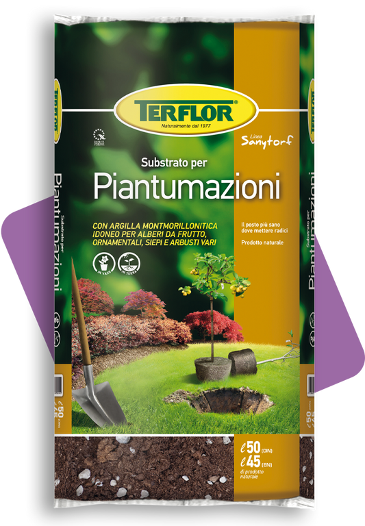 Terriccio con pomice e argilla - Piantumazioni Terflor (70 litri)