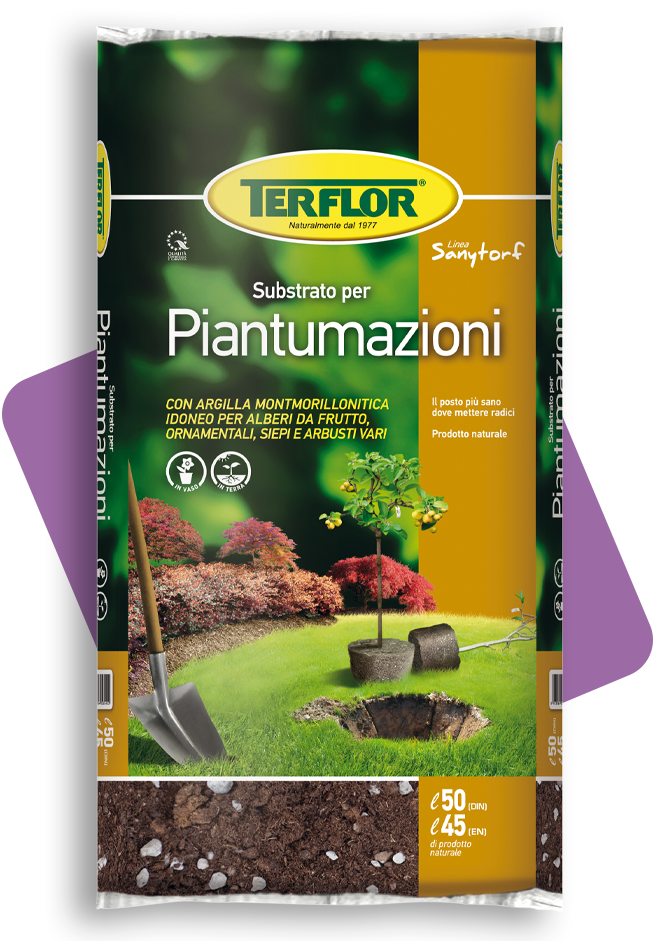 Soil with pumice and clay - Terflor plantings (70 litres)