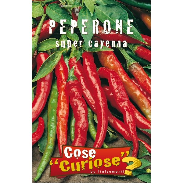 Capsicum annum CV Cayenne long silm - cayenna (1 confezione di semi)