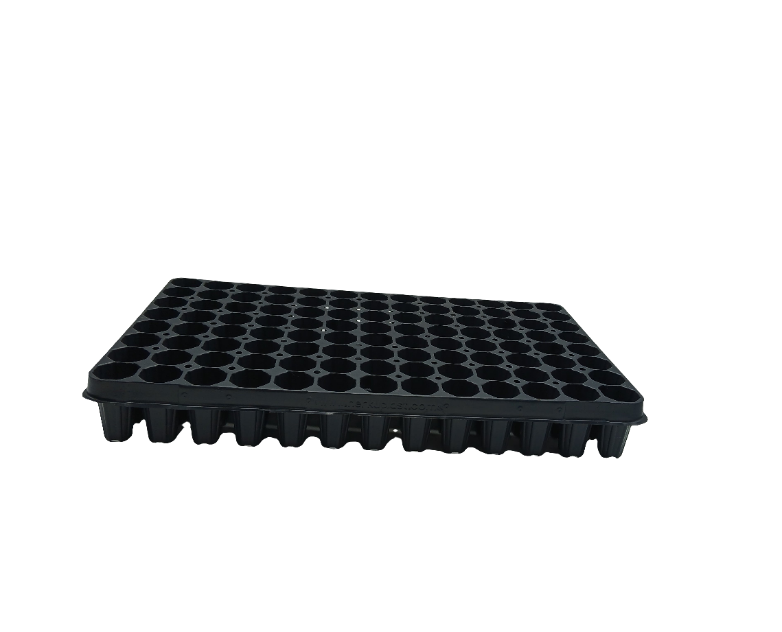 104-hole honeycomb seed tray - sowing and cutting