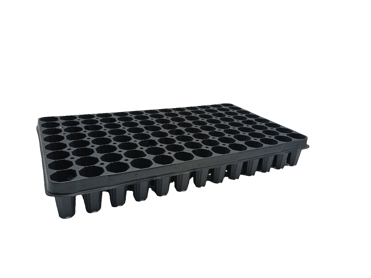 104-hole honeycomb seed tray - sowing and cutting