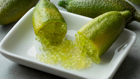Citrus australasica cv "white pulp" - lemon caviar (3 fruits)